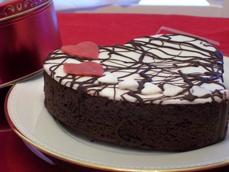 Heart shaped cake