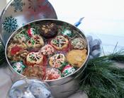 Try our Assorted Gourmet Holiday Tin. Home-made goodness!