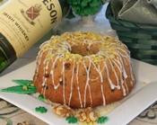 Try our 1 1/2 lb. St. Patrick's Deluxe Irish Whiskey Cake. Home-made goodness!